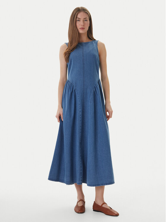 Vero Moda Vero Moda Jeans haljina Kiara 10346411 Plava Regular Fit