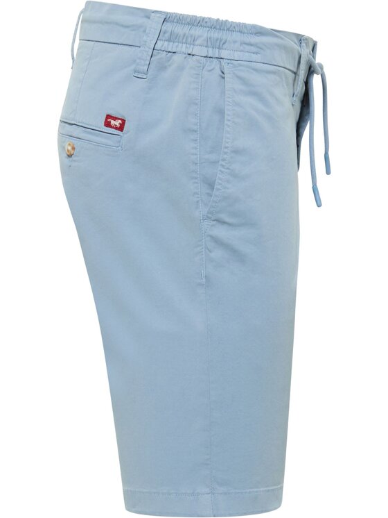 Mustang Mustang Pantaloncini di tessuto Portland Shorts Blu Slim Fit