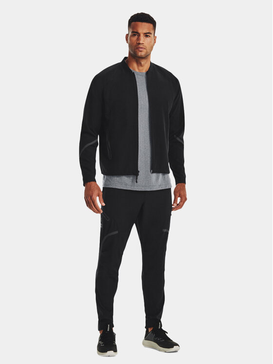 Under Armour Under Armour Prijelazna jakna Ua Unstoppable Bomber 1377170-001 Crna Loose Fit