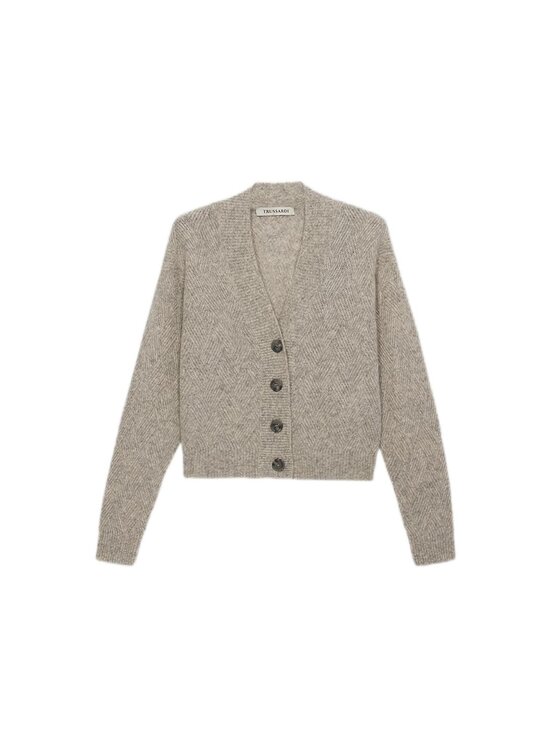 Trussardi Trussardi Cardigan M7456001135N003 Grigio Regular Fit