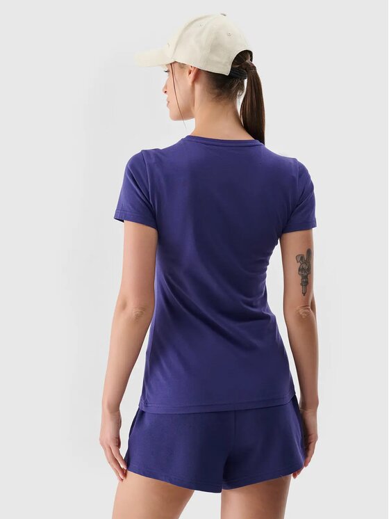 4F 4F T-shirt FWMM00TTSHF2255-31S Blu Slim Fit