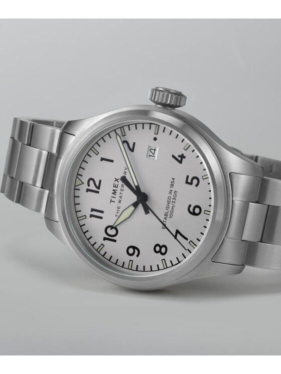 Timex Timex Hodinky TW2Y18800 Strieborná