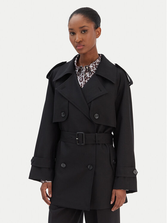 JOOP! JOOP! Trench Carrie 30101902 Nero Regular Fit
