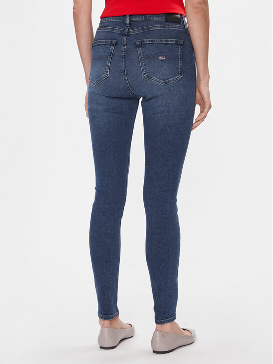Tommy Jeans Tommy Jeans Τζιν Sylvia DW0DW17153 Σκούρο μπλε Skinny Fit