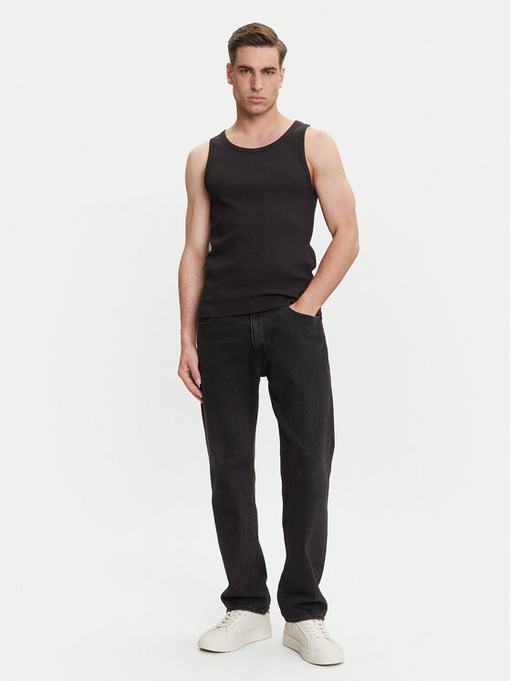 Only & Sons Only & Sons Tank top Tanner 22030217 Czarny Regular Fit