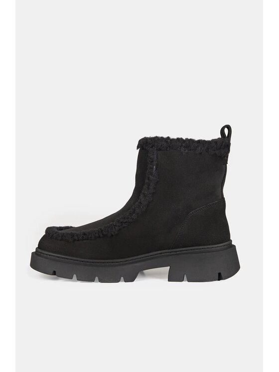 Inuikii Inuikii Polokozačky Biker Suede Černá