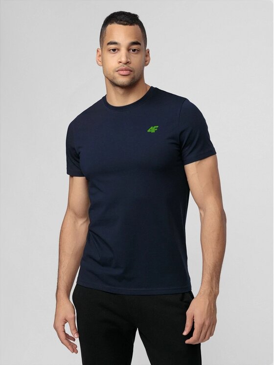 4F 4F T-Shirt 4FWSS26TTSHM4216-90S Έγχρωμο Regular Fit