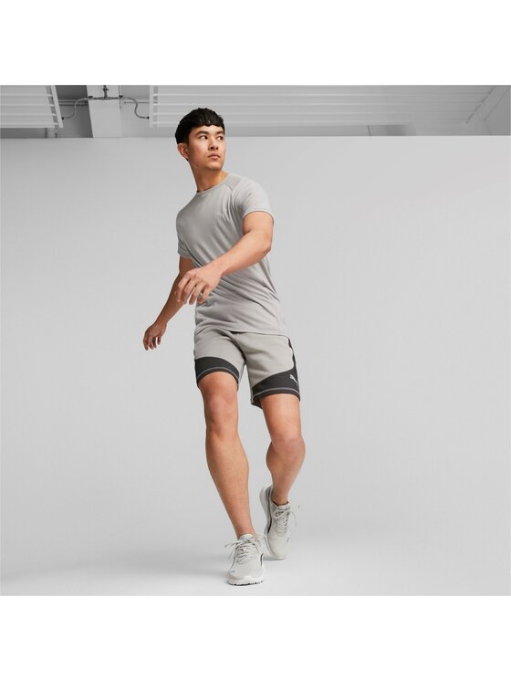 Puma Puma Koszulka techniczna Evostripe Szary Fitted Fit