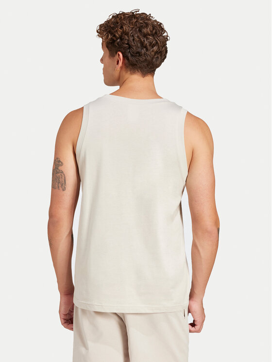 adidas adidas Tank-Top Essentials Small Logo IN6177 Beige Regular Fit
