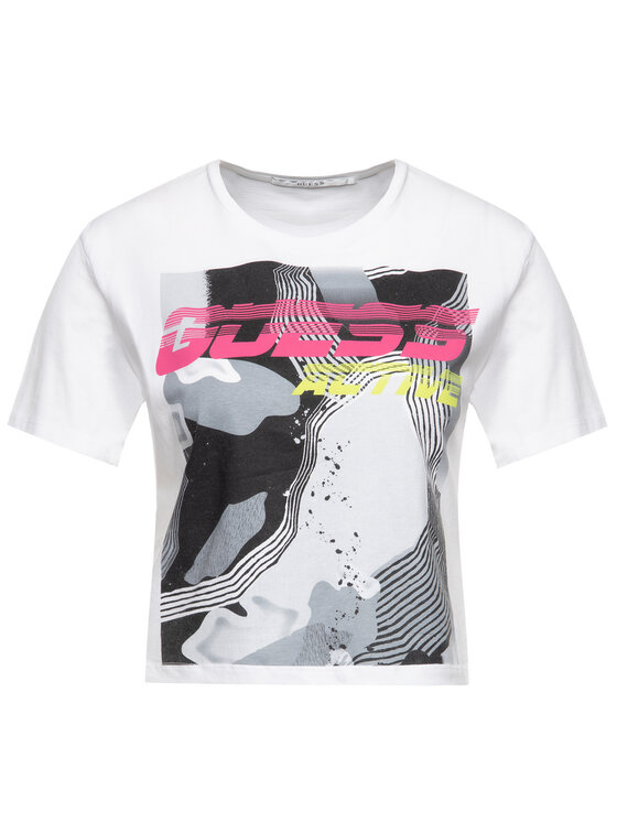 Guess Guess T-shirt O01A02 I3Z00 Bianco Regular Fit