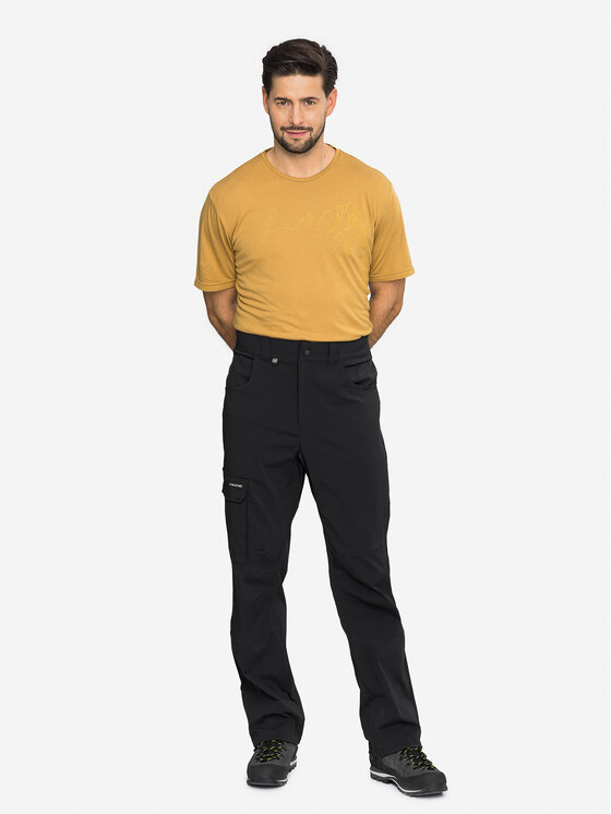 Viking Viking Spodnie materiałowe Hanzo Czarny Regular Fit