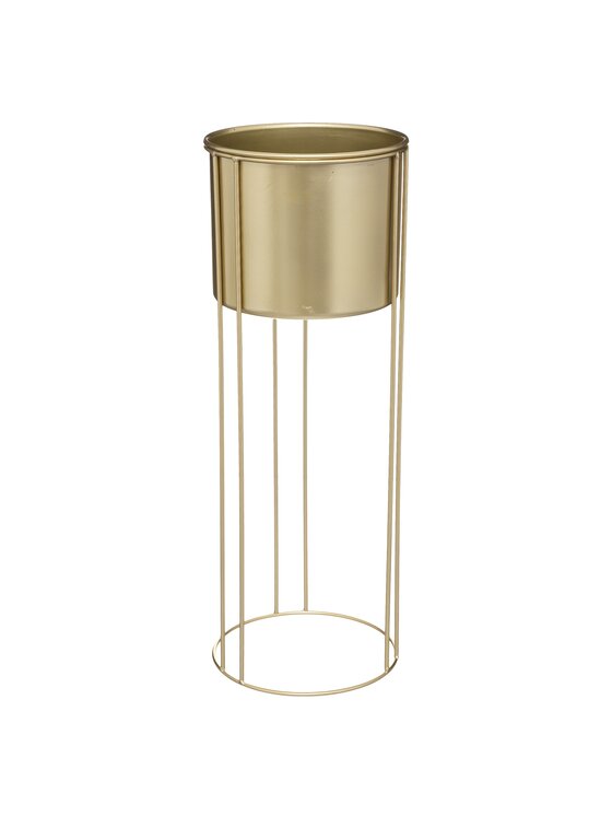 MIAhome MIAhome Kwietnik 2 szt. metalowy, złoty Artif 58/42 cm Złoty