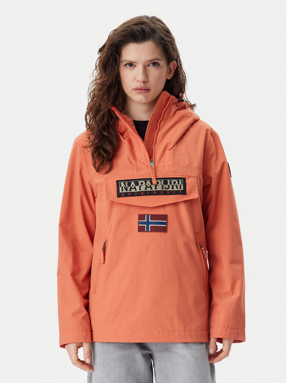 Napapijri Giacca anorak Rainforest NP0A4G7F Arancione Regular Fit, taglia : S