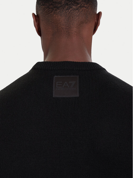 EA7 Emporio Armani EA7 Emporio Armani Džemper 7M000925 AF17667 UC001 Crna Regular Fit