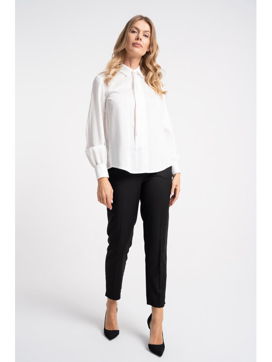 CLICK CLICK Koszula 10-6989 Biały Regular Fit