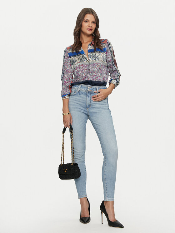 Guess Guess Риза Georgie W4BH89 WFQM2 Цветен Regular Fit
