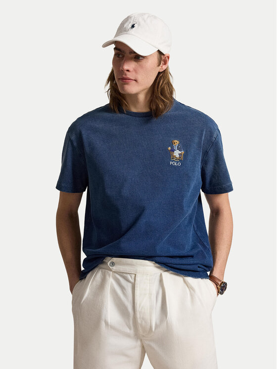 Polo Ralph Lauren Polo Ralph Lauren T-särk 710B18560001 Tumesinine Classic Fit