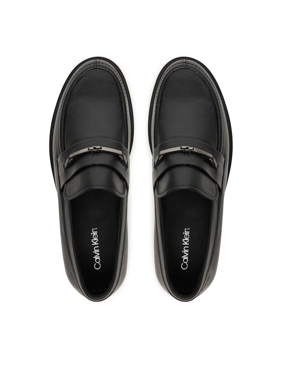 Calvin Klein Calvin Klein Loaferice Flex Dress Loafer W/Bit Lth HM0HM01894 Crna