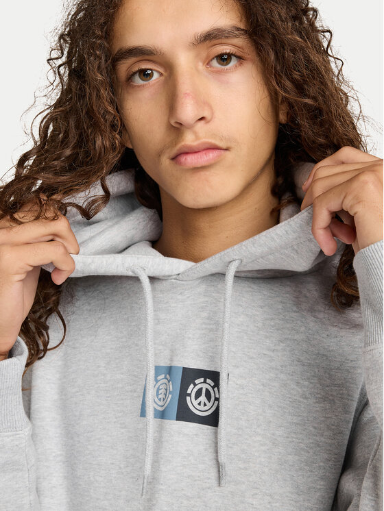 Element Element Felpa Dual Po ELYSF00298 Grigio Regular Fit