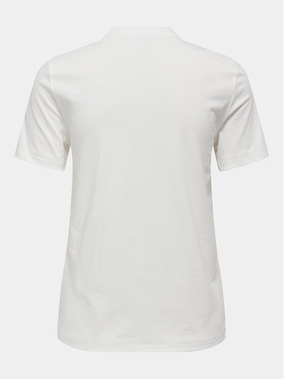 ONLY ONLY T-Shirt Pretty 15316596 Biały Regular Fit