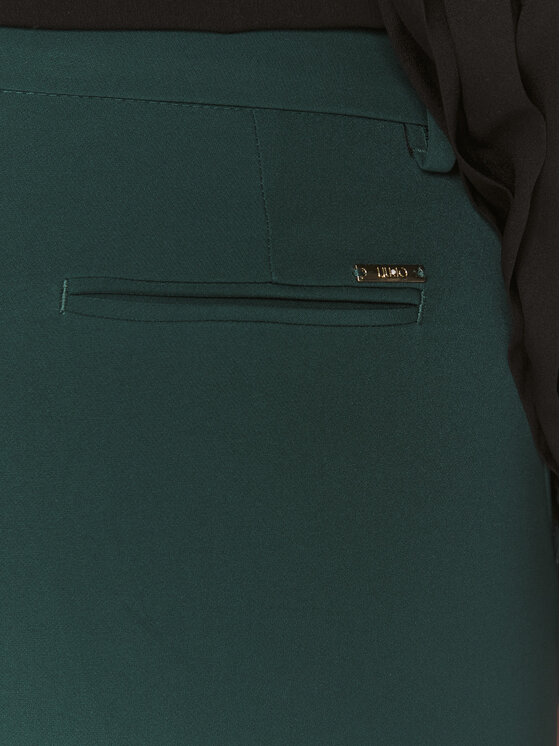 Liu Jo Liu Jo Riidest püksid MF3229 T7896 Roheline Regular Fit