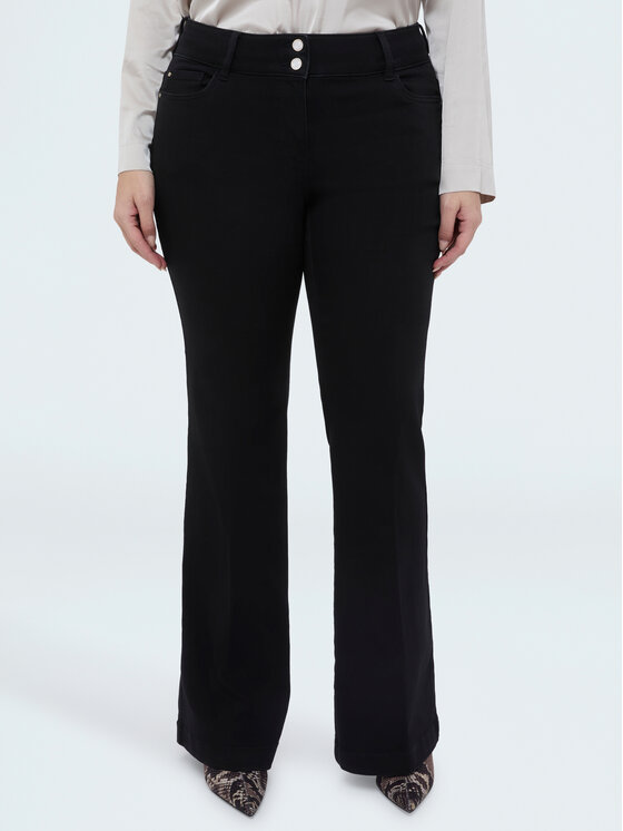 Fiorella Rubino Fiorella Rubino Jeans P464T105158N033 Nero Flare Fit