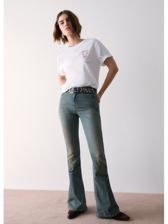 Liu Jo Liu Jo T-shirt WF6247JS923L9361 Bianco Regular Fit