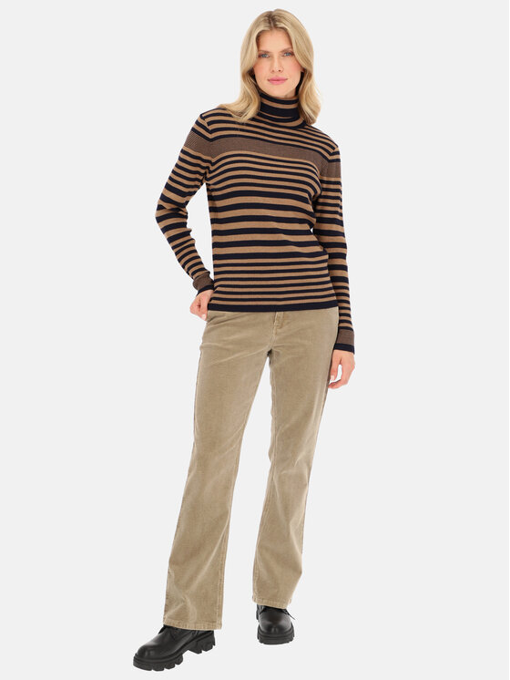 Red Button Red Button Sweter Roll Brązowy Regular Fit