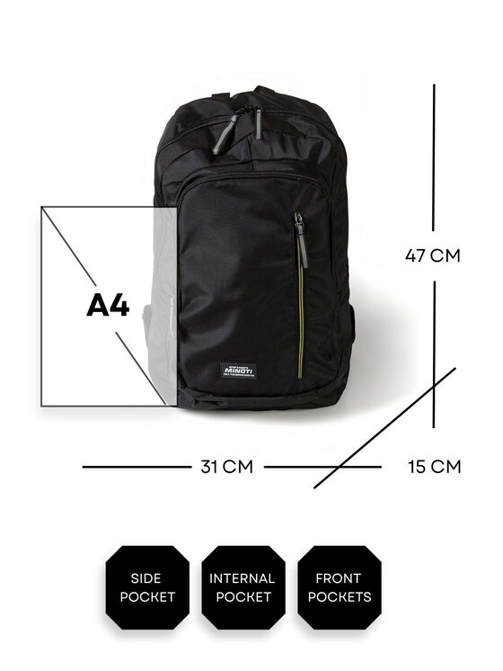 minoti minoti Plecak 33BAG255 Czarny