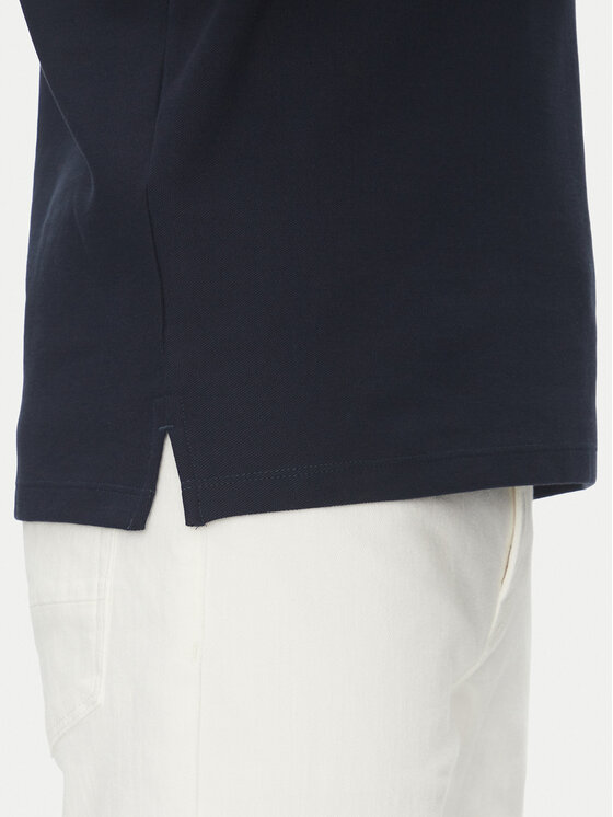 Calvin Klein Calvin Klein Тениска с яка и копчета LV04LC239G Тъмносин Regular Fit