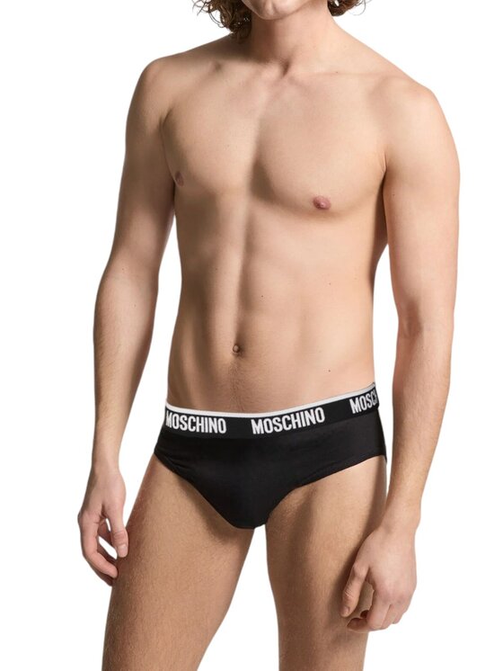 MOSCHINO MOSCHINO Set di slip classici 2pack slip - Moschino - black basic Nero
