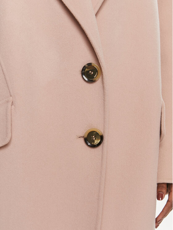 PINKO Pinko Cappotto di lana Emoticon 102569 Y27P Beige Relaxed Fit