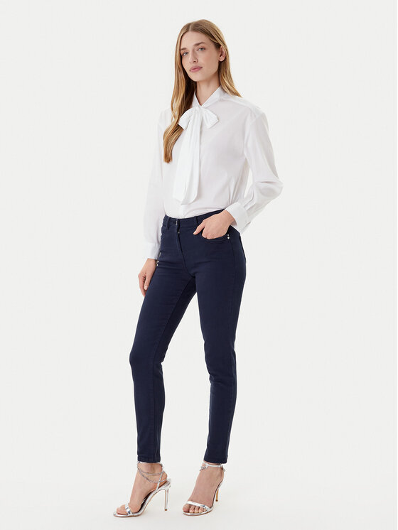 Morgan Morgan Jeansy 231-PRETTY Granatowy Slim Fit