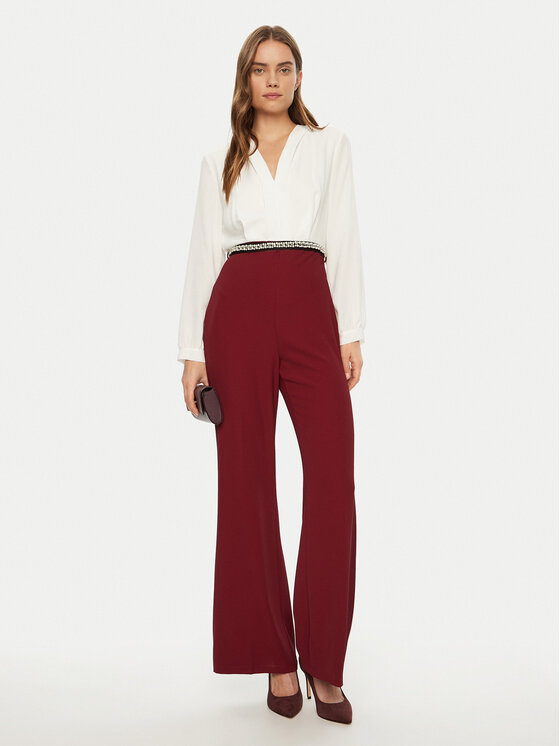 Rinascimento Rinascimento Salopetă CFC0019768002 Vișiniu Regular Fit