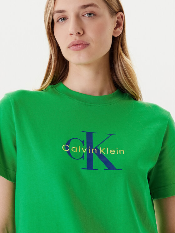 Calvin Klein Jeans Calvin Klein Jeans Póló Hero Classic LV047B865G Zöld Regular Fit