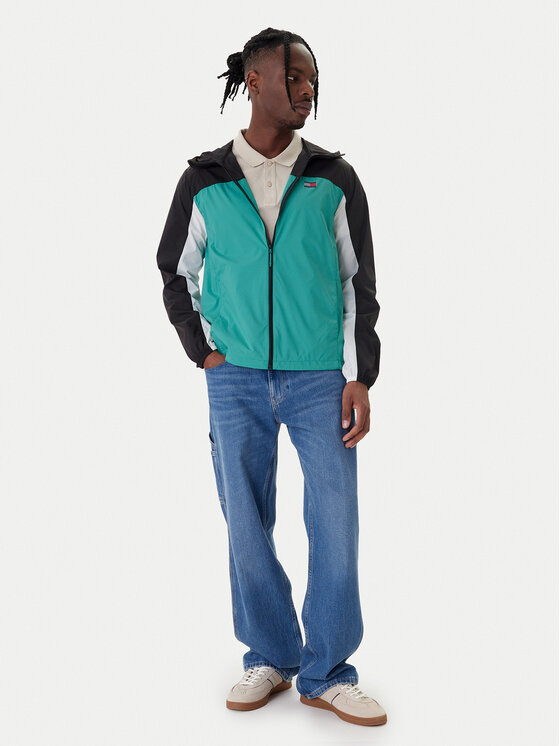 Tommy Jeans Tommy Jeans Bunda pro přechodné období DM0DM23112 Zelená Regular Fit
