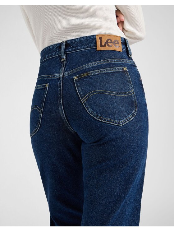 Lee Lee Jeansy RIDER CLASSIC Niebieski Straight Leg