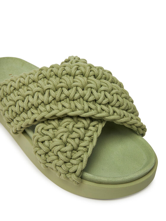 Inuikii Inuikii Šľapky Woven 70104-105 Zelená