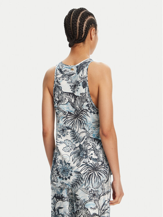 Just Cavalli Just Cavalli Top 78PAH640 Albastru Regular Fit