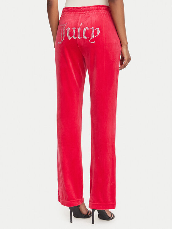 Juicy Couture Juicy Couture Долнище анцуг Tina JCAPW045 Червен Regular Fit