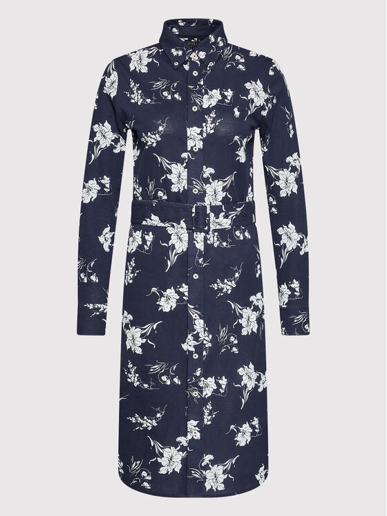 Polo Ralph Lauren Polo Ralph Lauren Marškinių tipo suknelė 211863447001 Tamsiai mėlyna Regular Fit