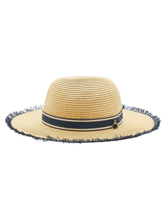 Pălărie Tommy Hilfiger Coast Straw AW0AW14529 Bej