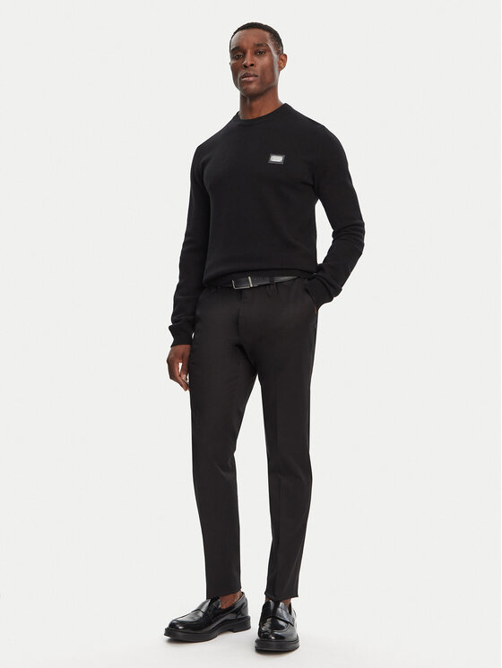 Dolce&Gabbana Dolce&Gabbana Пуловер GXO39T JEMQ4 Черен Regular Fit