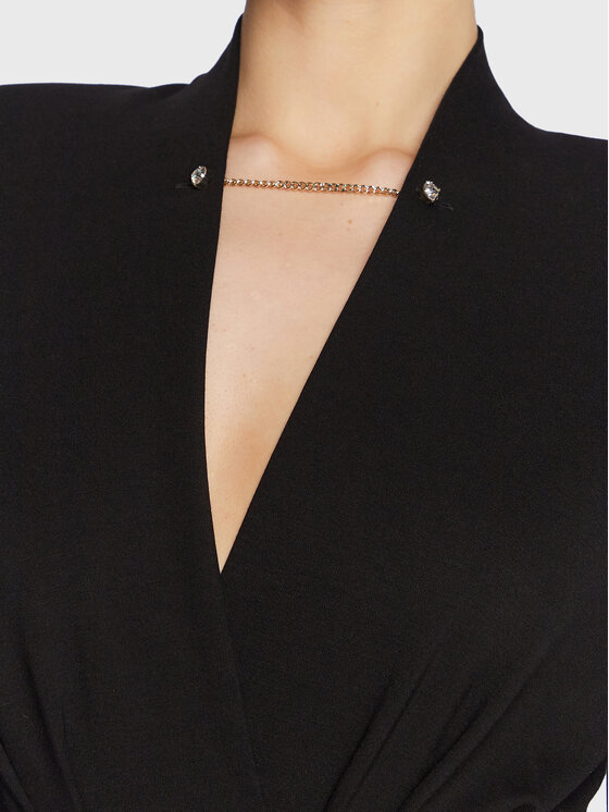 Liu Jo Liu Jo Rochie cocktail CA3091 J1881 Negru Slim Fit