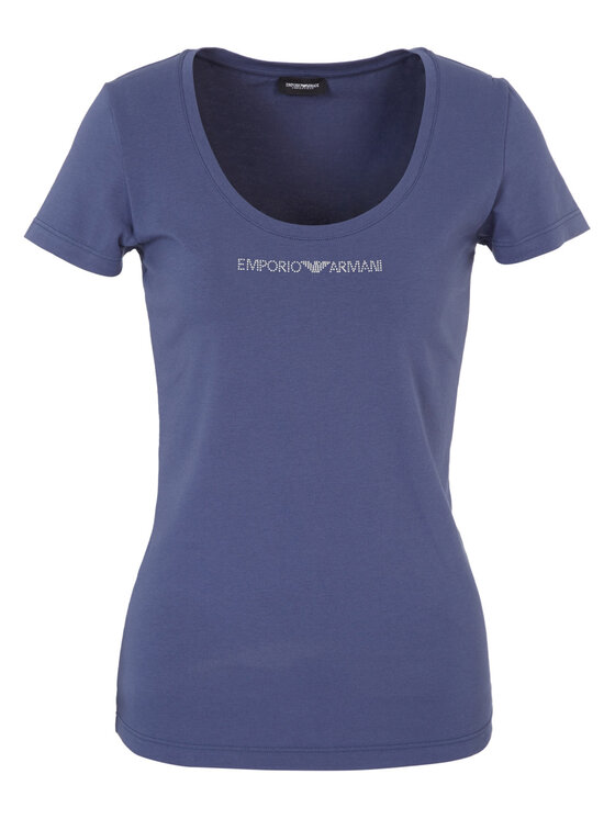 Emporio Armani Underwear Emporio Armani Underwear Tričko 1633773R223 Fialová Regular Fit