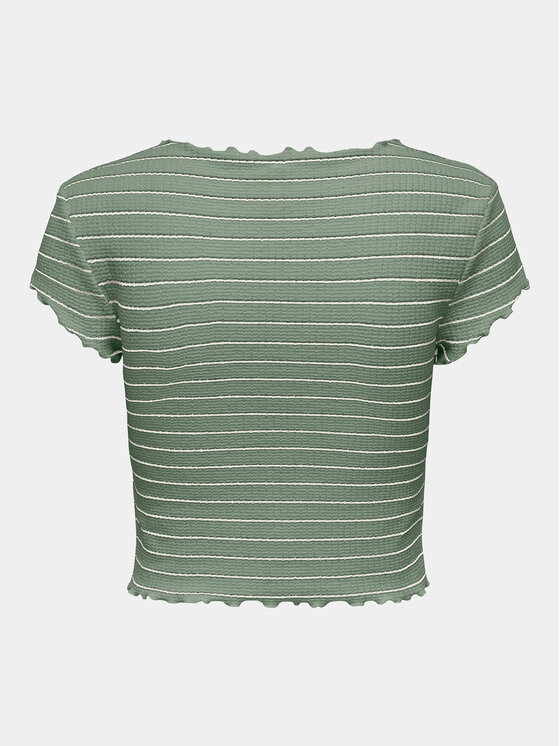 ONLY ONLY Tricou Anits 15253651 Verde Regular Fit