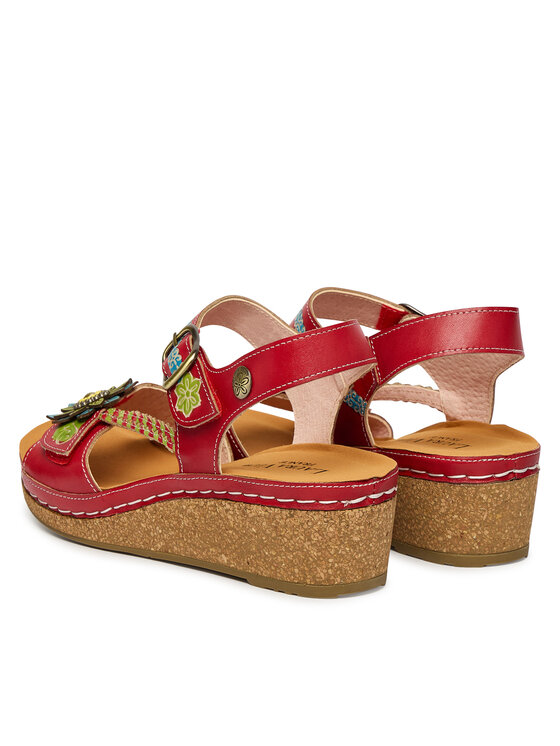 Laura Vita Laura Vita Босоніжки Facscineo 09 Червоний