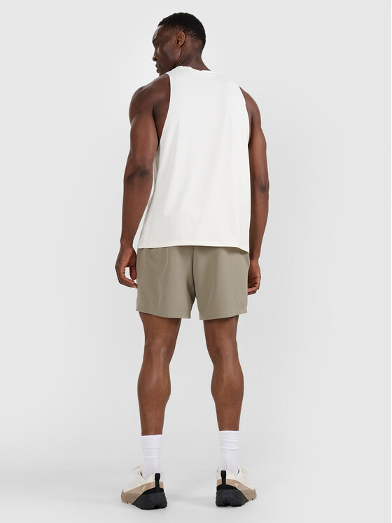 4F 4F Szorty sportowe TRAINING Khaki Regular Fit