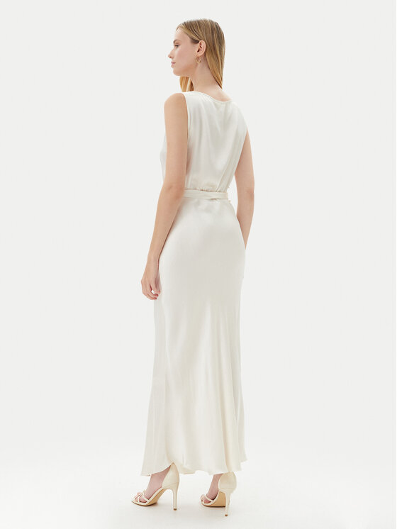 ViCOLO ViCOLO Večerna obleka TD0766 Écru Regular Fit