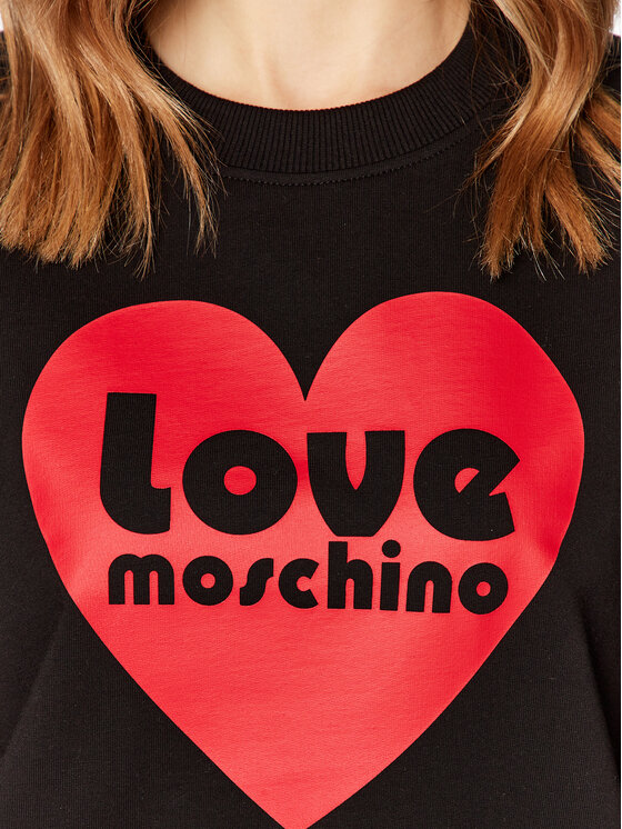 LOVE MOSCHINO LOVE MOSCHINO Džemperis W630657E 2246 Juoda Relaxed Fit